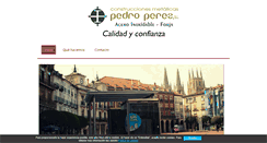 Desktop Screenshot of construccionesmetalicaspedroperez.com